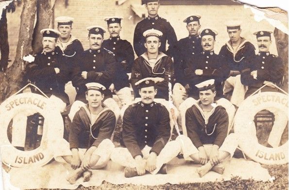 Spectacle Island Sailors, around 1906