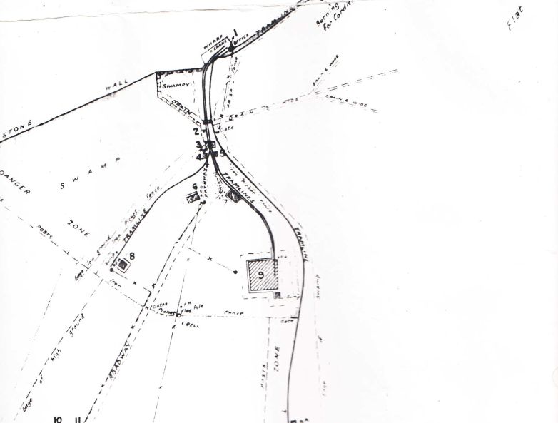 An extract from a map of Newington dated 1929