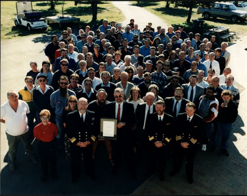 Photo of the RANAD Newington Staff on Closure in 1999