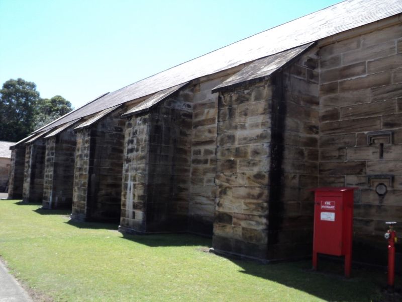 A photo of the Goat Island powder magazine