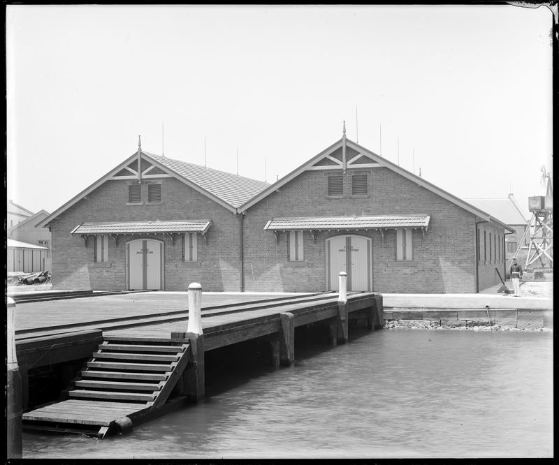 A photo of Filled Shell Stores constructed 1899-1901. Photo about 1901.